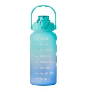  Hydrate 2L Tracker Water Bottle - Blue Ombre