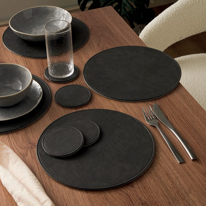 Home Collections Round Placemat And Coasters 8 Pack 