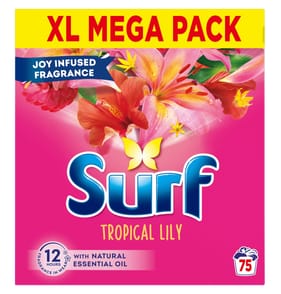 Surf Washing Powder Tropical Lily 75 washes 3.75 kg