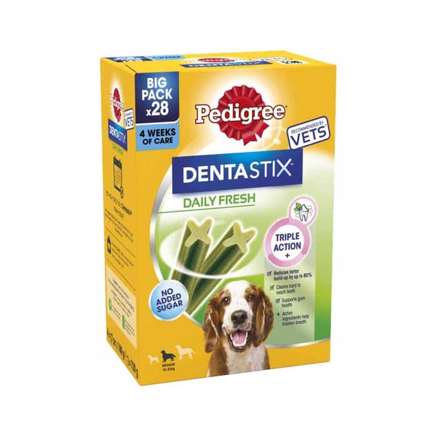 Pedigree dentastix 28 pack top