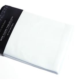 Open Kitchen Wipe Clean Tablecloth - White