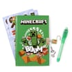 Minecraft Kids Magic Pen And Secret Diary Stationery Gift Set