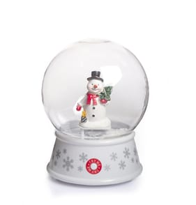 Festive Feeling Light-Up Musical Globe - Snowman