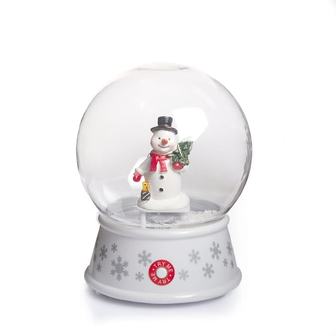 Festive Feeling Light-Up Musical Globe - Snowman