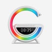 Equatech Rechargeable LED Wireless Charging Speaker with Alarm Clock