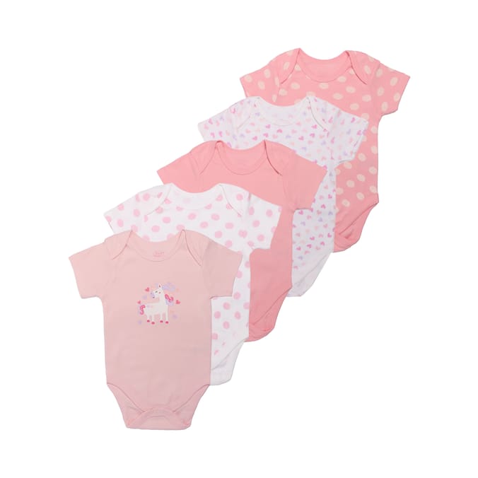 Pure Baby Baby Body Suit 5 Pack
