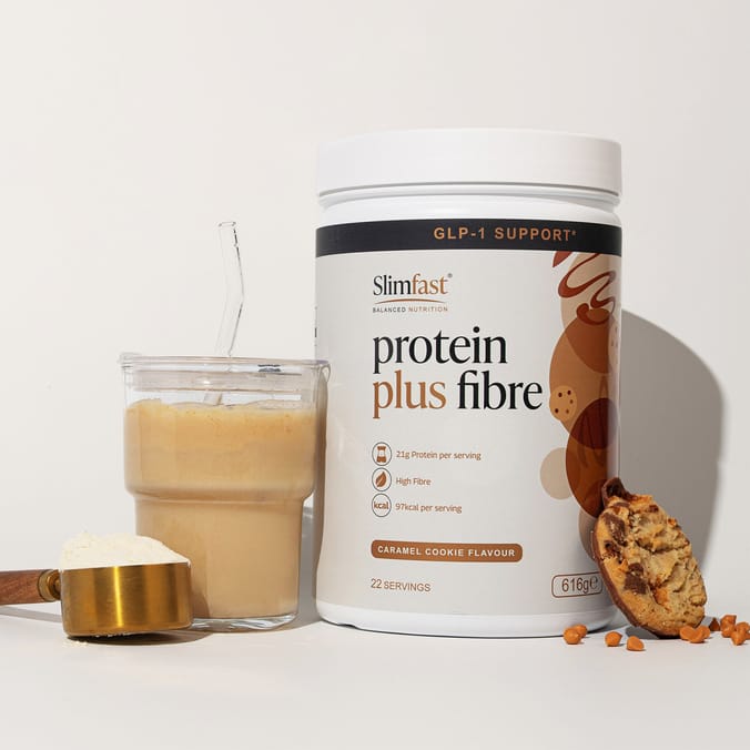 Slimfast Protein Plus Fibre 616g - Caramel Cookie