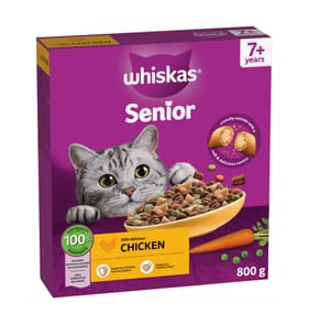 Whiskas 1+ Adult Dry Cat Food 800g - Chicken