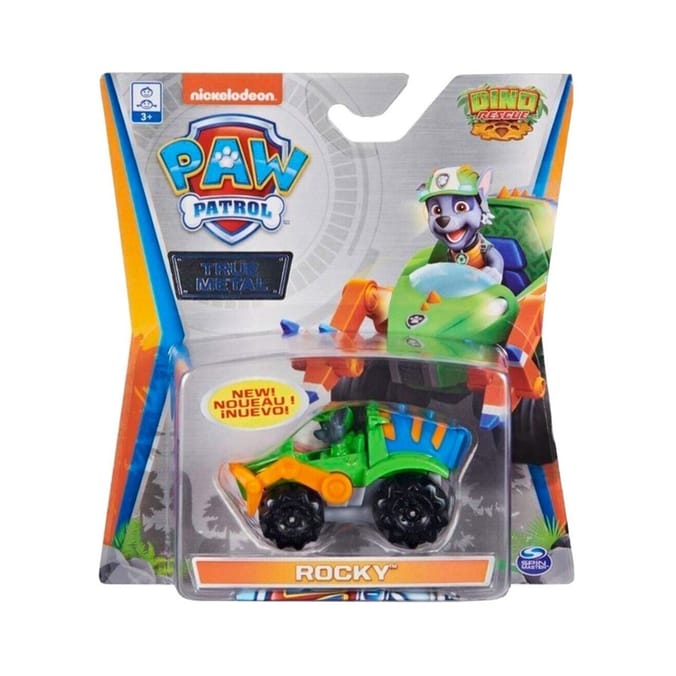 Paw Patrol True Metal Vehicle - Rocky Dino Rescue