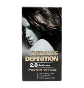 Ultimate Definition Permanent Hair Colour - 2.0 Dark Brown