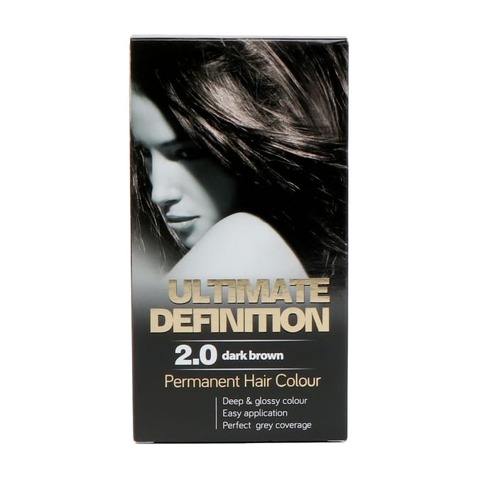 Ultimate Definition Permanent Hair Colour - 2.0 Dark Brown