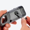 EASYmaxx Solar Torch with Dynamo Crank