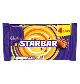 Cadbury Starbar Chocolate 4 Pack Multipack 148g