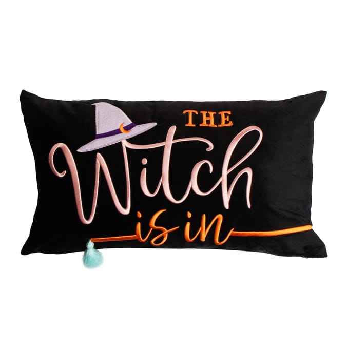 Spooks Spells Cushion The Witch Is In Home Bargains