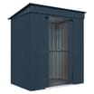  StoreMore Pent Metal Shed 6x3ft - Anthracite Grey