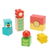 Petit Collage Busy Garden Wooden Discovery Blocks