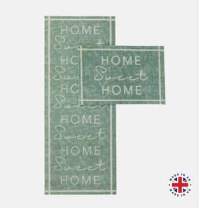 Home Sweet Home Sage Runner 50x120