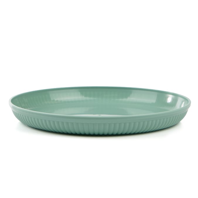 Summer Ribbed Side Plates 4 Pack - Green