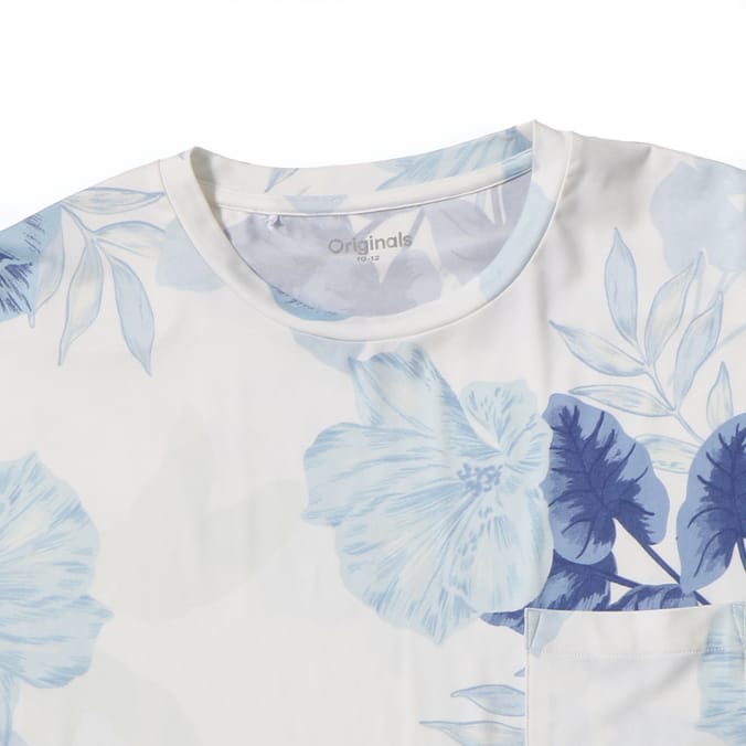 Originals Ladies Blue Floral Pyjama Set