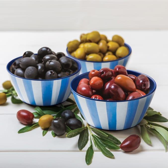 The Outdoor Edit Mediterranean 4 Pack Bowls