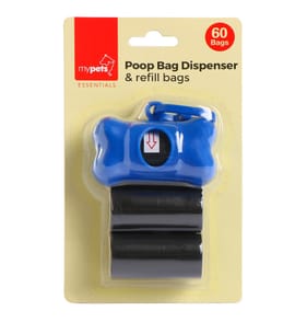 My Pets Poop Bag Dispenser & Refill Bags