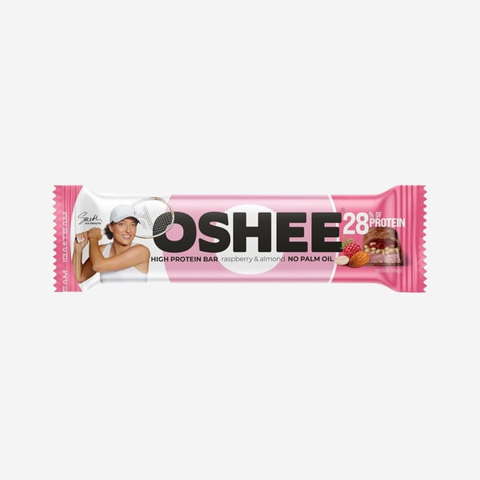 Oshee High Protein Bar Raspberry & Almond 47g x 12