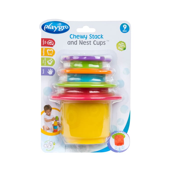 Playgro Chewy Stack & Nest Cups