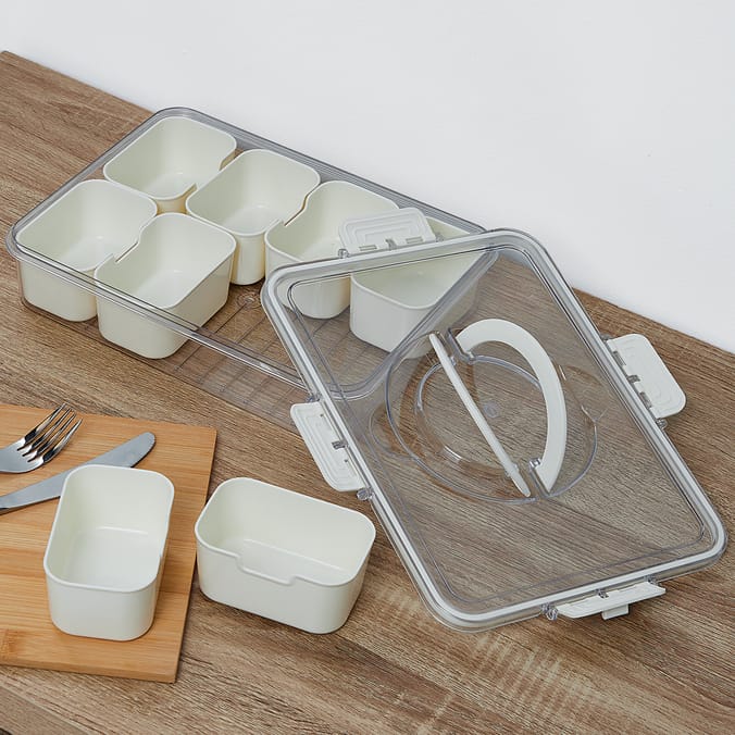 Kitchen 8 Compartment Snack Box