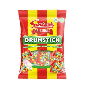 Swizzels Drumstick Original Raspberry & Milk Flavour Lollies 120g