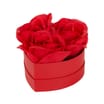 With Love Heart Shaped Box Roses