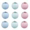 Joyful 10cm Satin Bauble 9 Pack