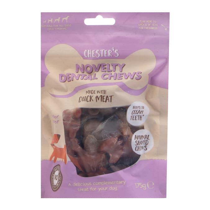 Chesters Novelty Dental Chews 175g - Animal Shaped