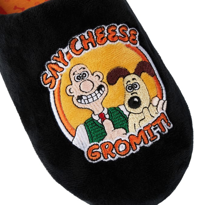 Wallace & Gromit Mens Slippers