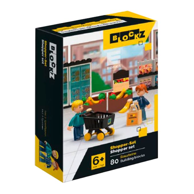 Blockz Edeka Shopper Set 80 Pieces- Edeka