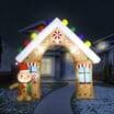 Prestige 9ft Light-up Self Inflatable Gingerbread Arch