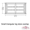 Shire Overlap Triangular Log Store