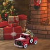 Winter Charm Metal Truck Decoration
