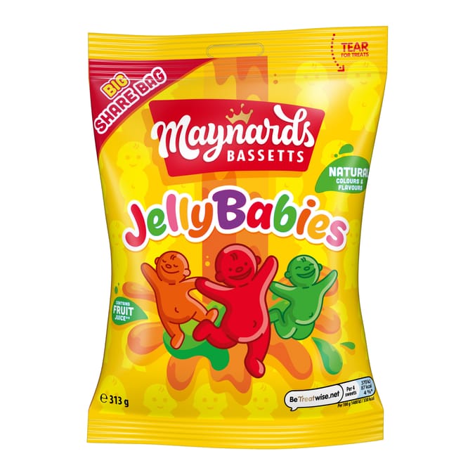 Maynards Bassetts Jelly Babies Candy 313g