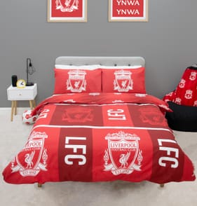 Liverpool FC Crunch Rotary Duvet Set - Double
