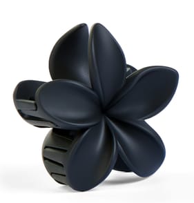 Flower Claw Clip - Black