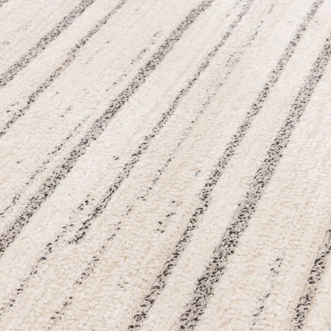 Asiatic Oslo Broken Stripes Rug OS05 - Cream/Grey