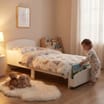 Liberty House Toys Toddler Bed With Built-In Bookshelf