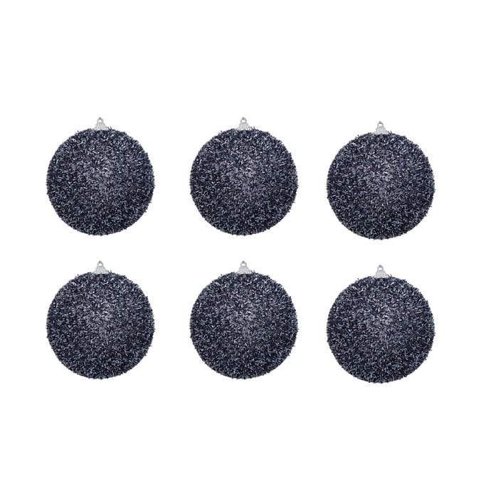  Festive Feeling 10cm Baubles 6 Pack