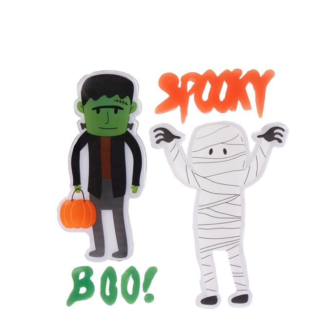 Hallow Scream Gel Window Decorations