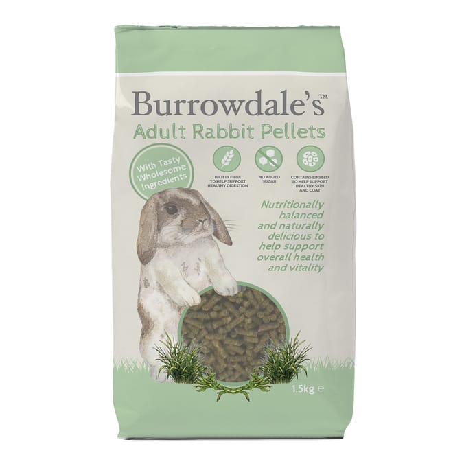 Burrowdales Adult Rabbit Pellets 1.5kg