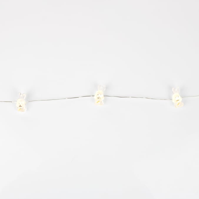 Happy Easter 20 LED Battery Operated Copper Lights