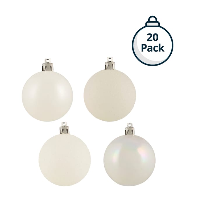 Festive Feeling 6cm Christmas Bauble 20 Pack