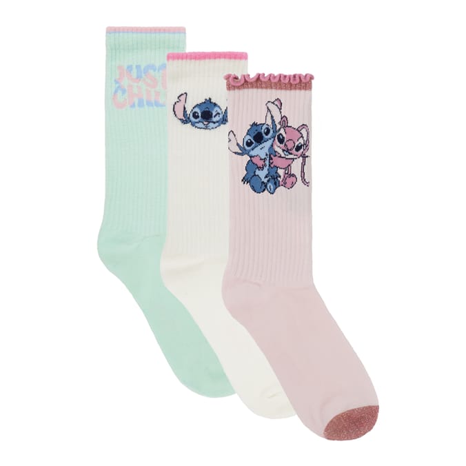 Disney Stitch Kids Socks 3 Pack