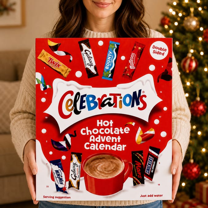 Celebrations Hot Chocolate Advent Calendar 600g
