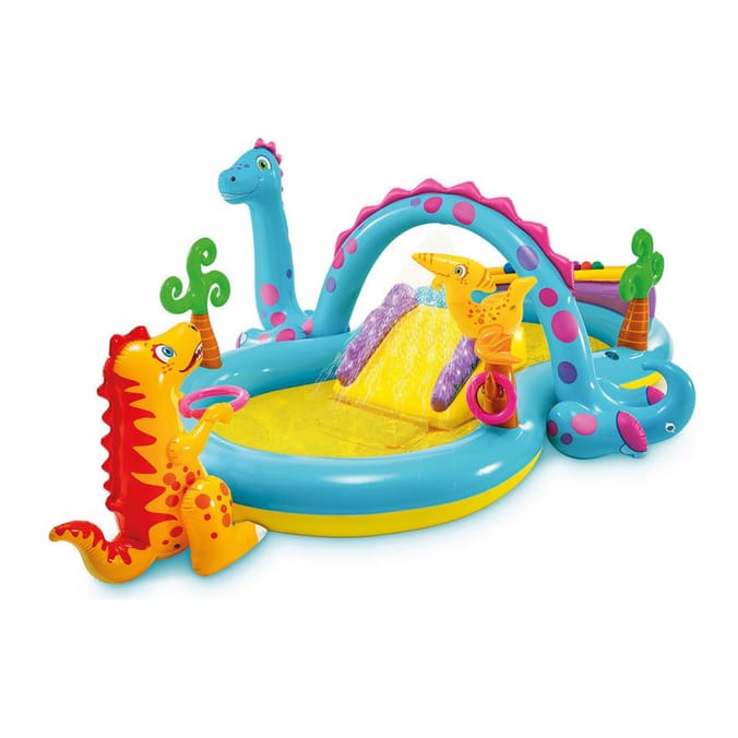 Intex Dinoland Play Centre Inflatable Kids Pool with Slide